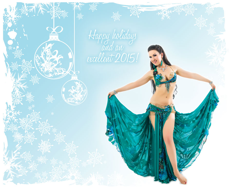 Queenie belly dance - Best wishes for 2015
